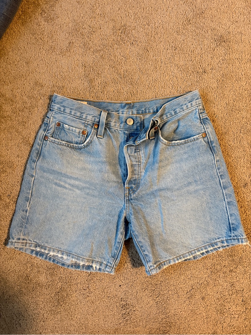Levi Classic Light Blue Denim Women's Shorts
